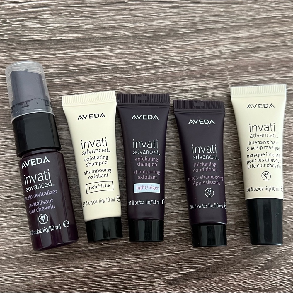 AVEDA Invati Sample Set BRAND NEW